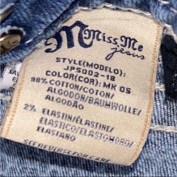 Miss me bootcut boot blue jeans denim - Picture 6 of 7